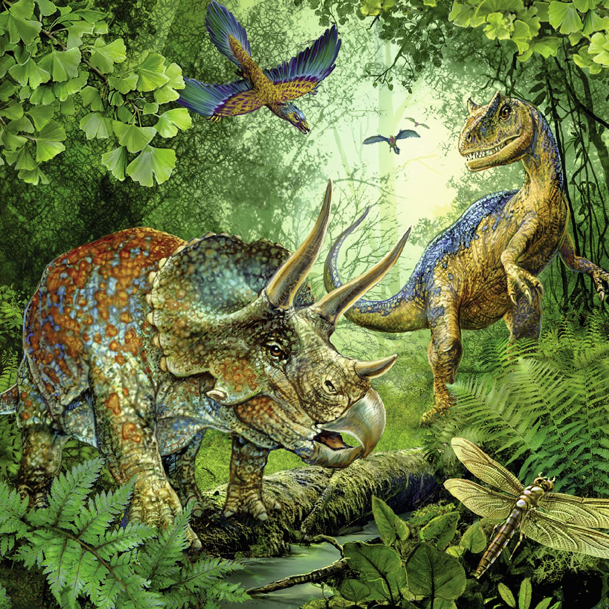 Ravensburger Pussel - Dinosaurier 3x49 bitar