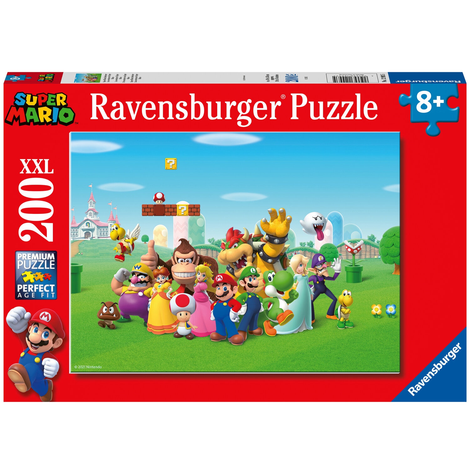 Ravensburger Pussel - Super Mario Äventyr 200 bitar XXL