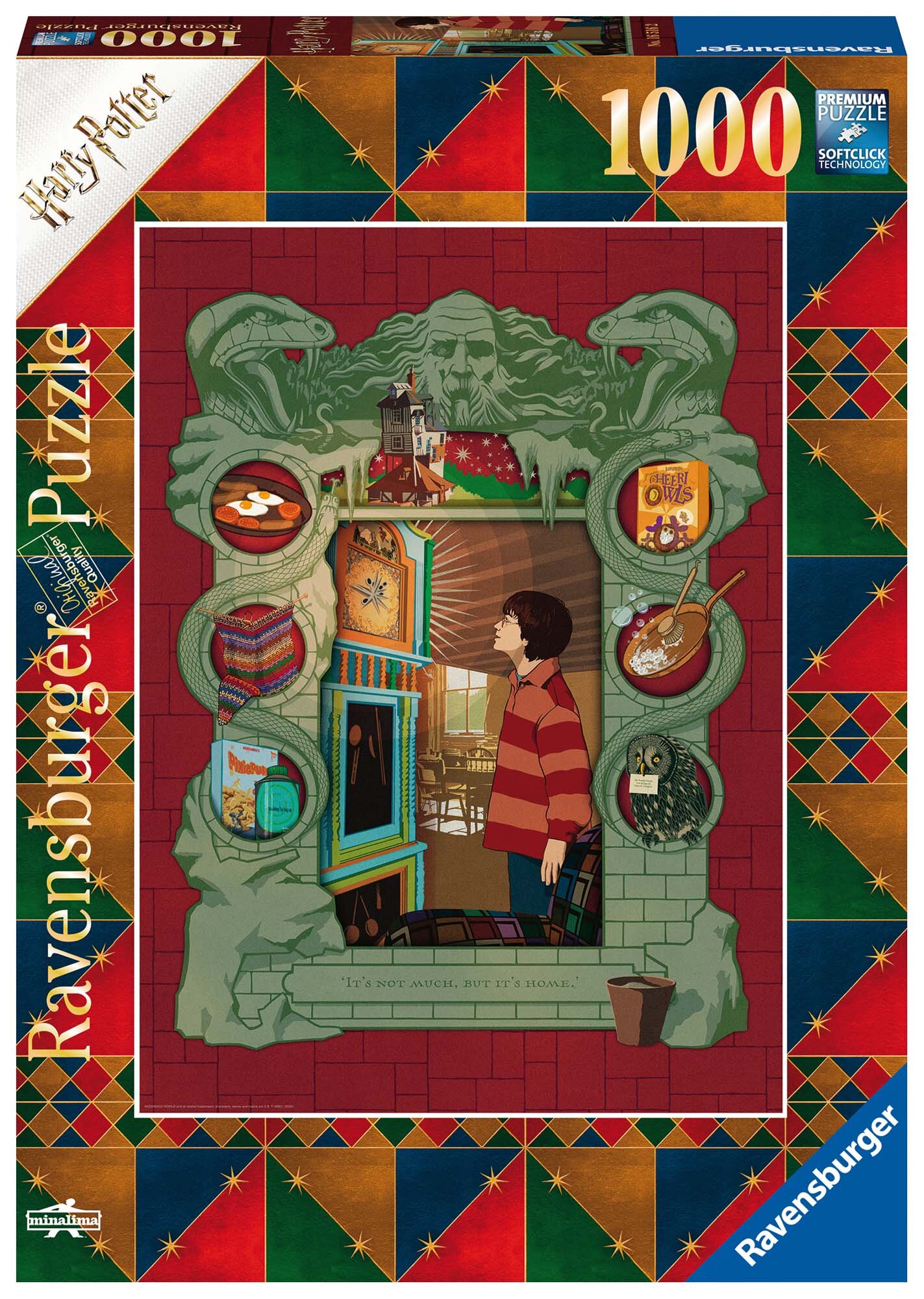 Ravensburger Pussel - Harry Potter Hos familjen Weasley 1000 bitar