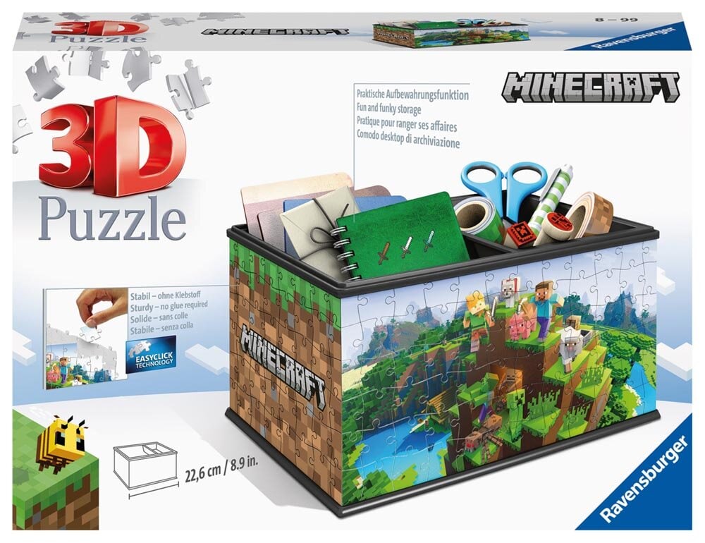 Ravensburger 3D Pussel - Minecraft förvaringslåda 216 bitar