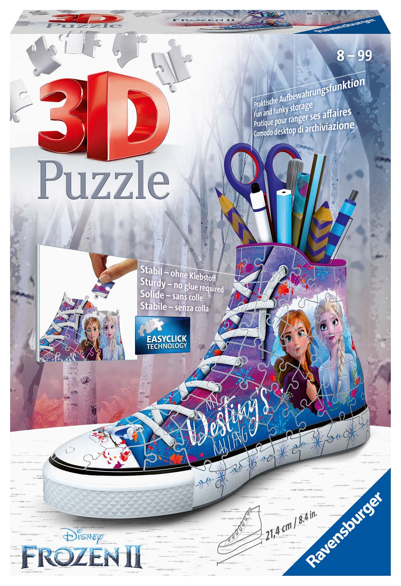 Ravensburger 3D Pussel - Disney Frost 2 sneaker 108 bitar