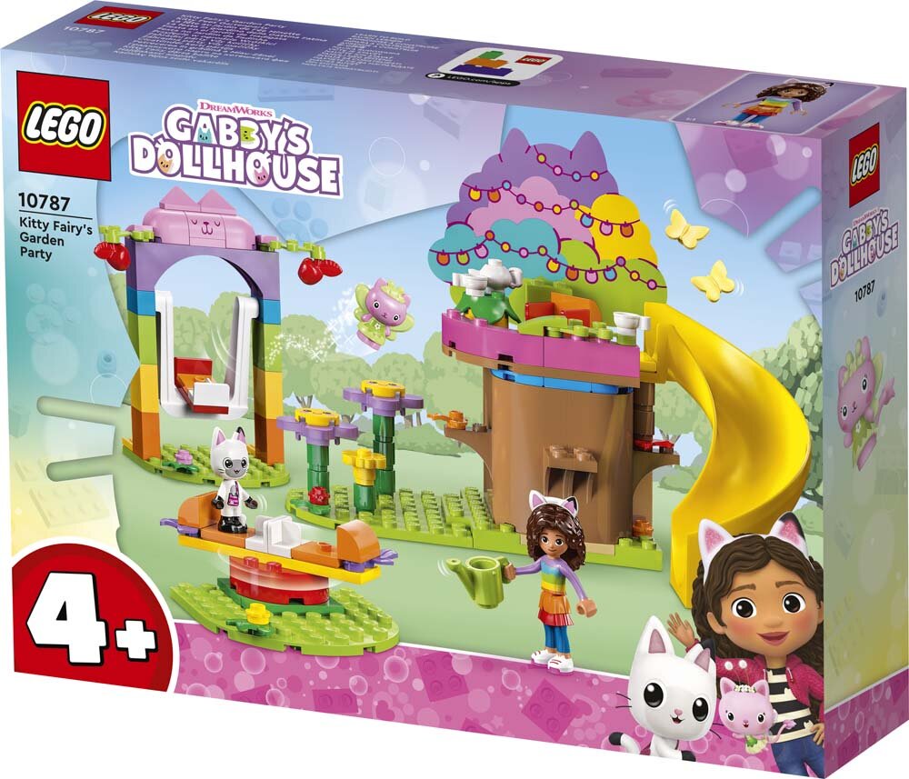 LEGO Gabby's Dollhouse - Kattälvans trädgårdsfest 4+