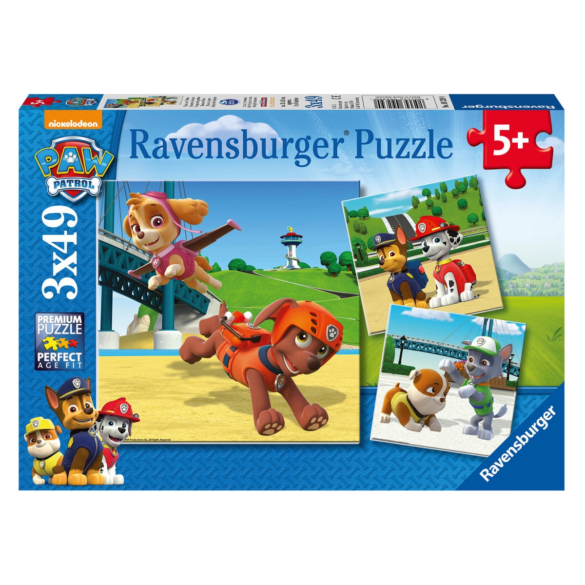 Ravensburger Pussel - Paw Patrol 3x49 bitar