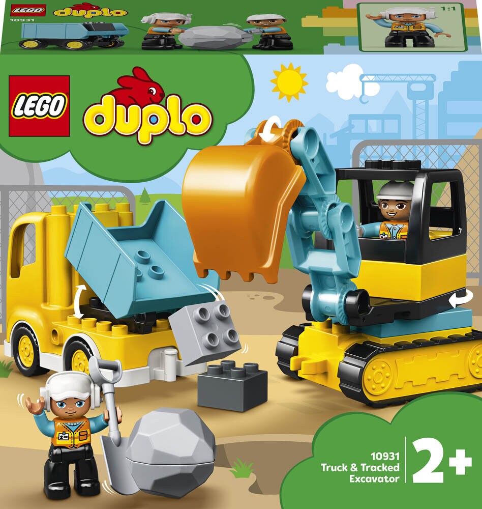 LEGO Duplo - Lastbil och grävmaskin 2+