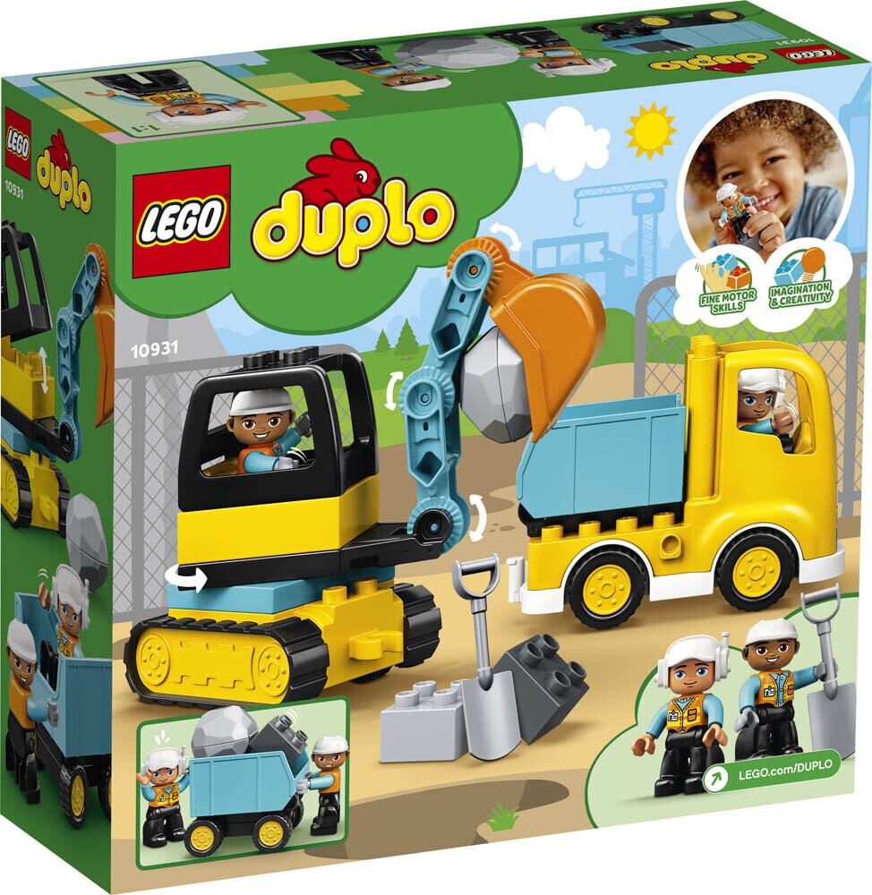 LEGO Duplo - Lastbil och grävmaskin 2+