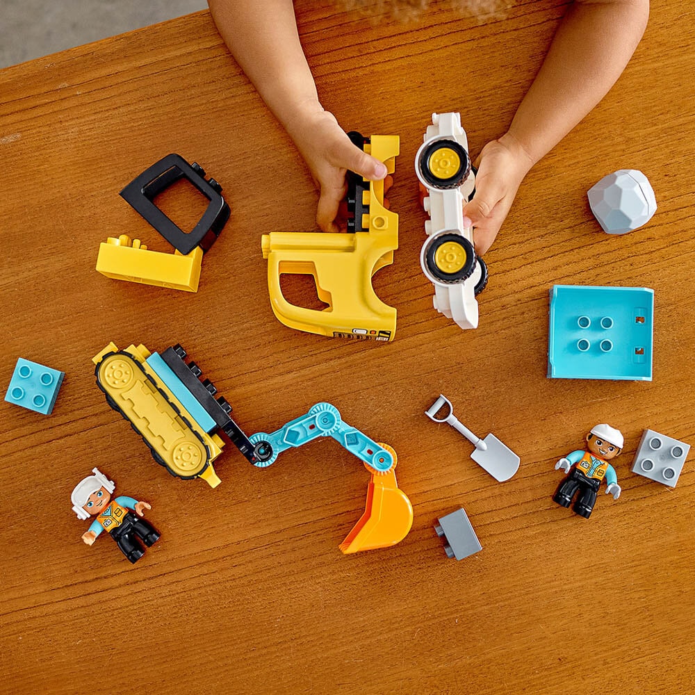LEGO Duplo - Lastbil och grävmaskin 2+