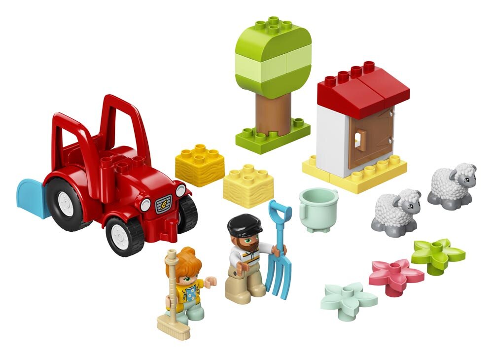 LEGO DUPLO Traktor och djurskötsel 2+