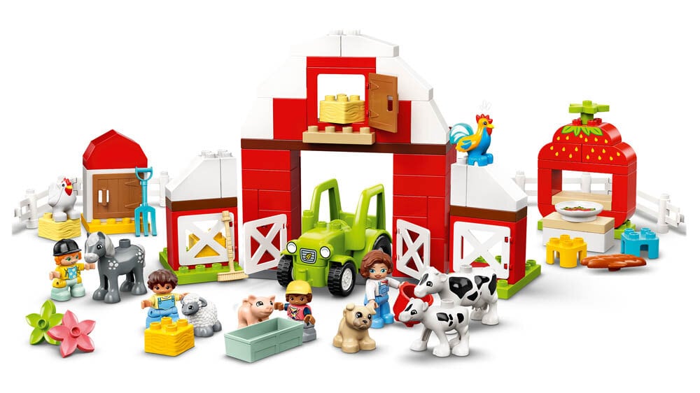 LEGO Duplo, Lada, traktor och bondgårdsdjur att sköta om 2+