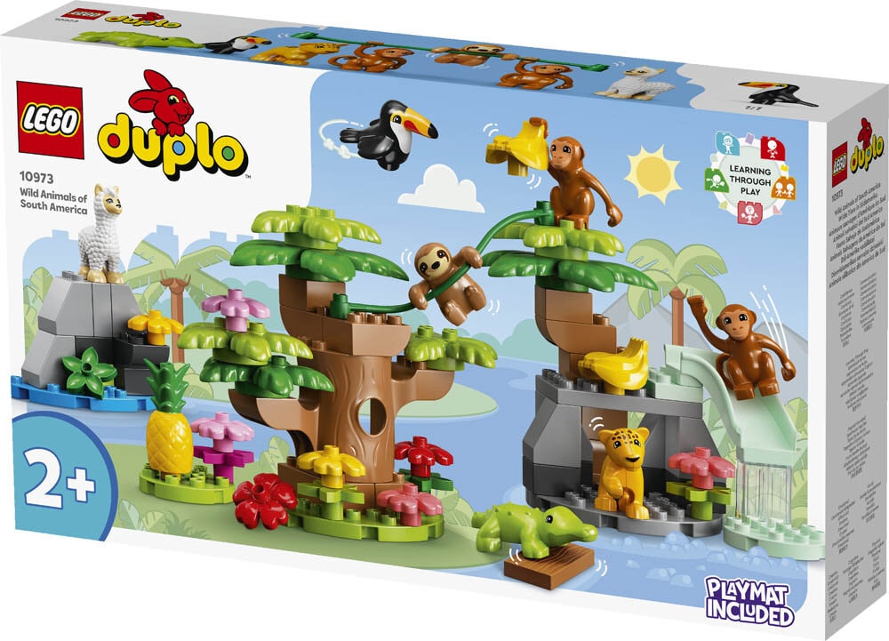 LEGO Duplo Sydamerikas vilda djur 2+