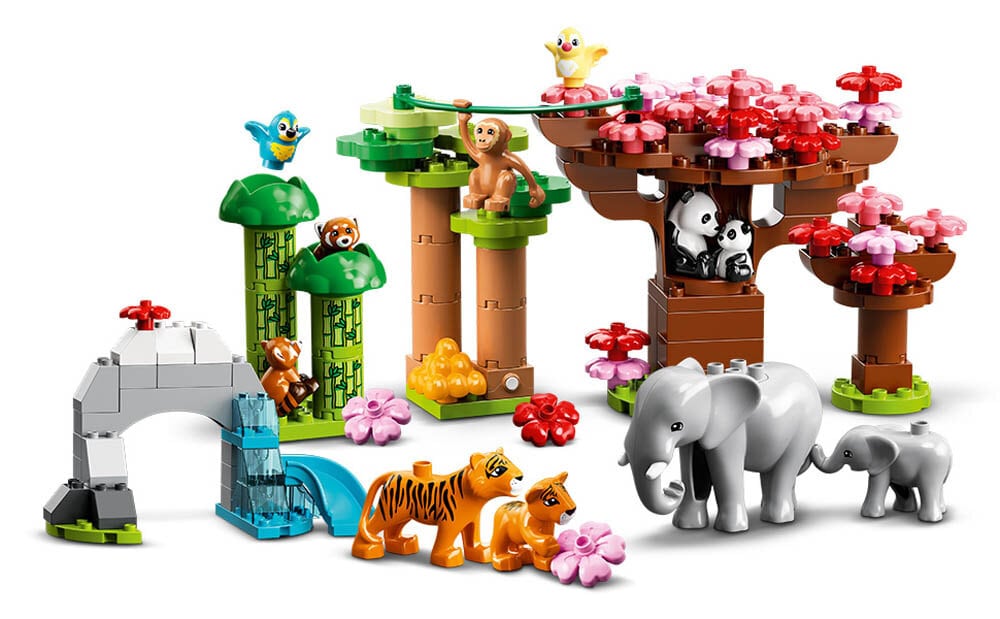 LEGO Duplo Asiens vilda djur 2+