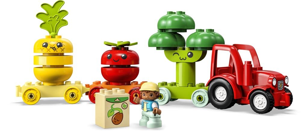 LEGO Duplo - Frukt- och grönsakstraktor 1+