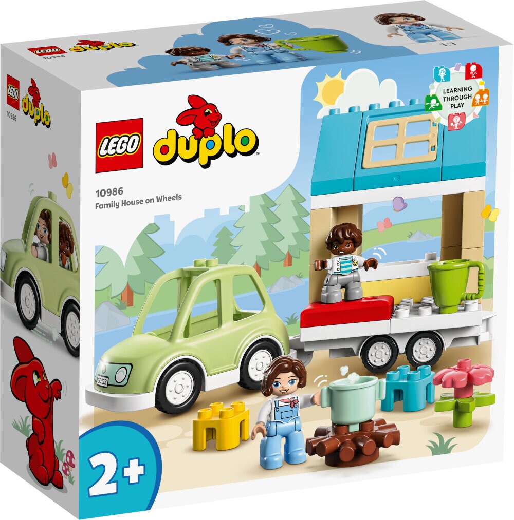 LEGO Duplo - Familjehus på hjul 2+