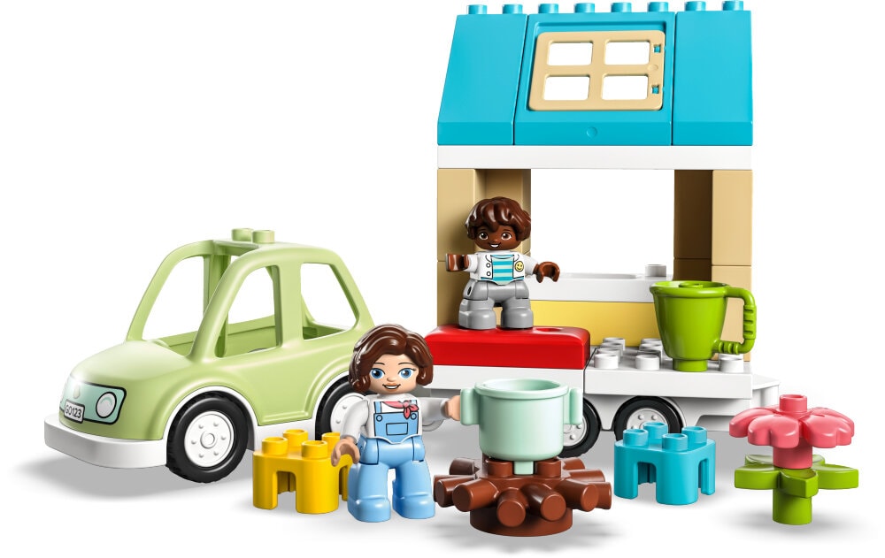 LEGO Duplo - Familjehus på hjul 2+