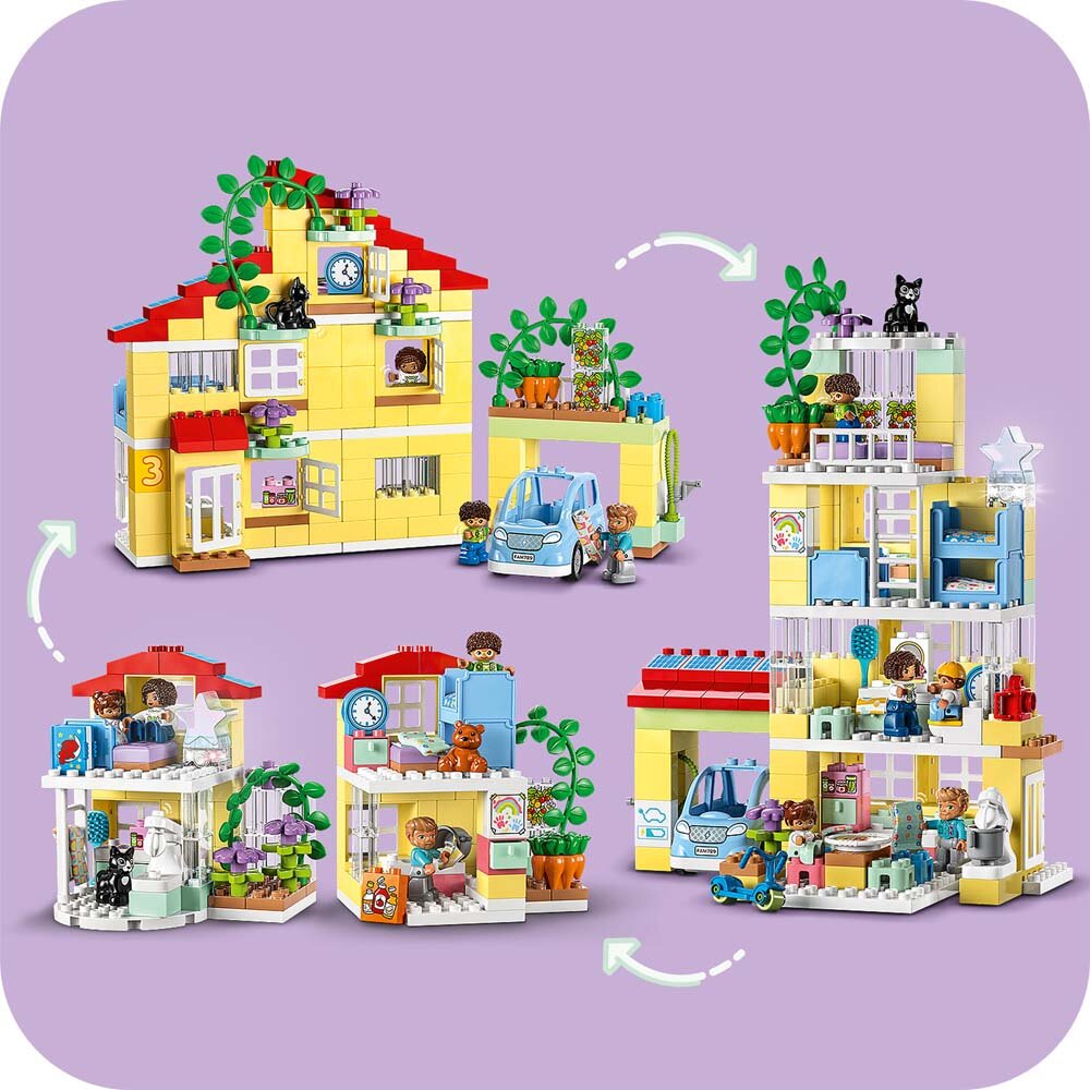 LEGO Duplo - Familjehus 3 in 1 3+