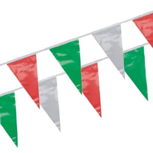 Flaggirlang, Grön-Röd-Vit 4 m