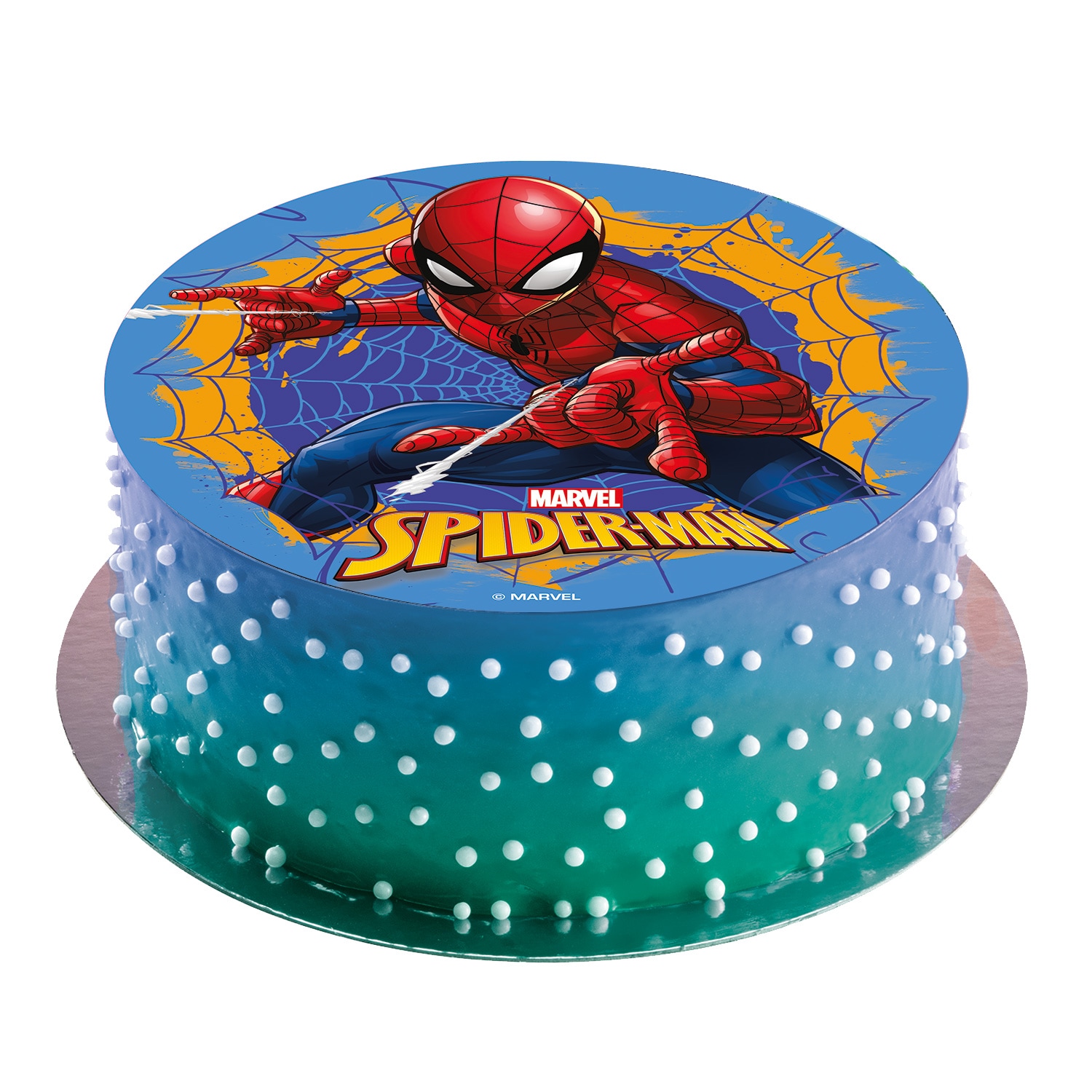 Tårtbild Spiderman, Oblat 20 cm