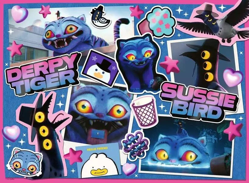 Ravensburger Pussel - K-Pop Demon Hunters Derpy & Sussie 300 bitar