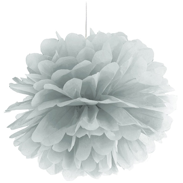 Pom Pom Silver 25 cm