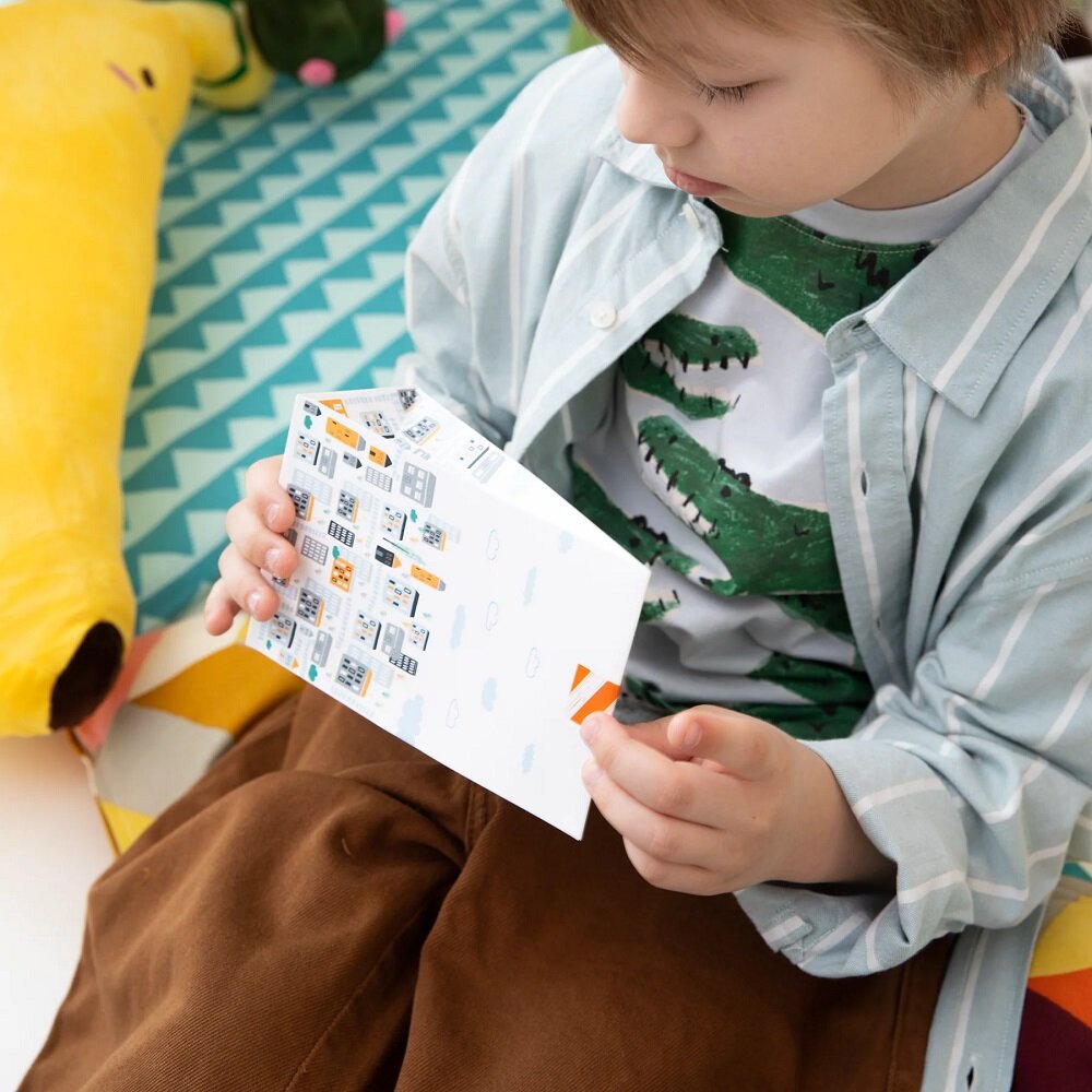 Fordon Kalaspåsar med stickers 6-pack