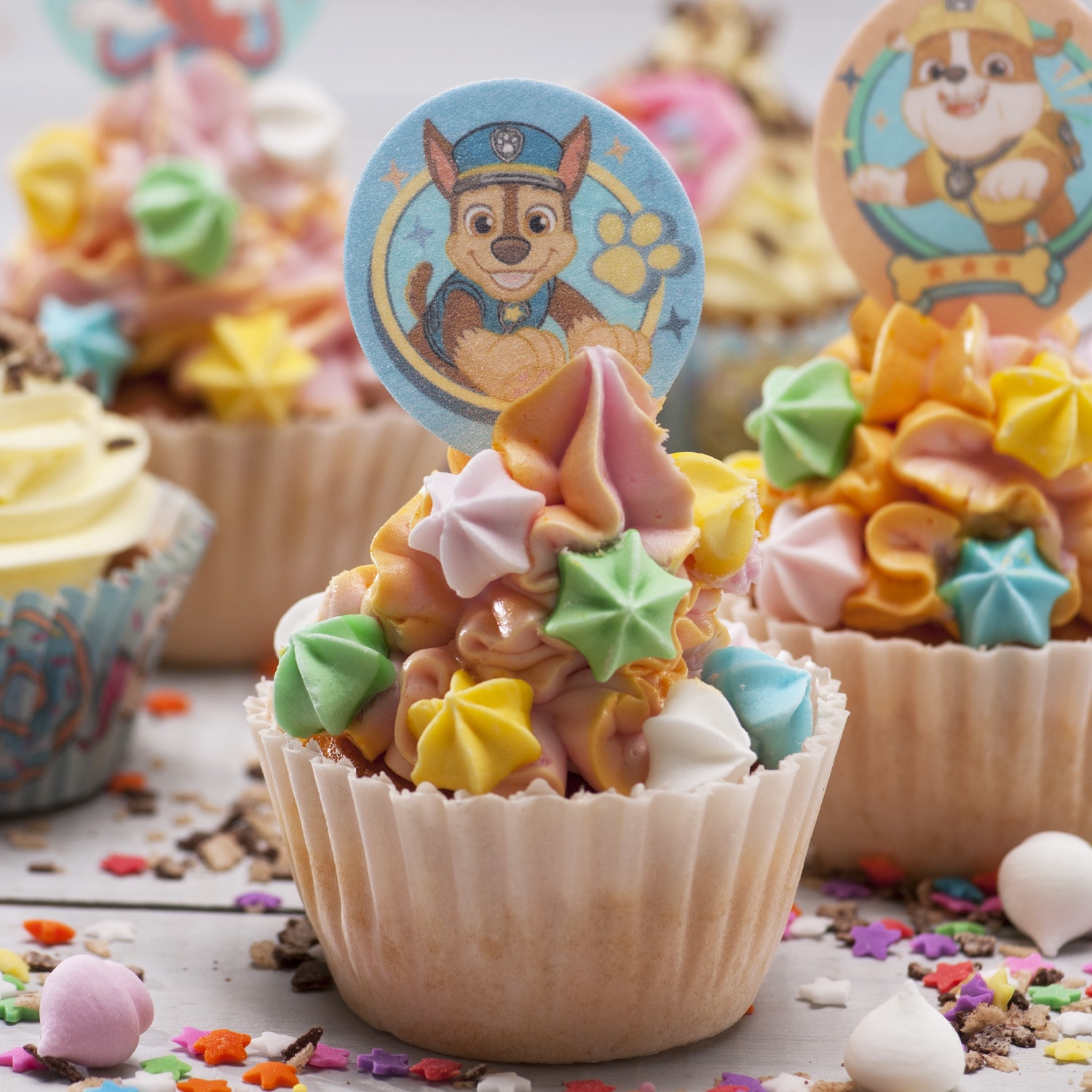 Paw Patrol - Muffinsdekoration Oblat 20-pack