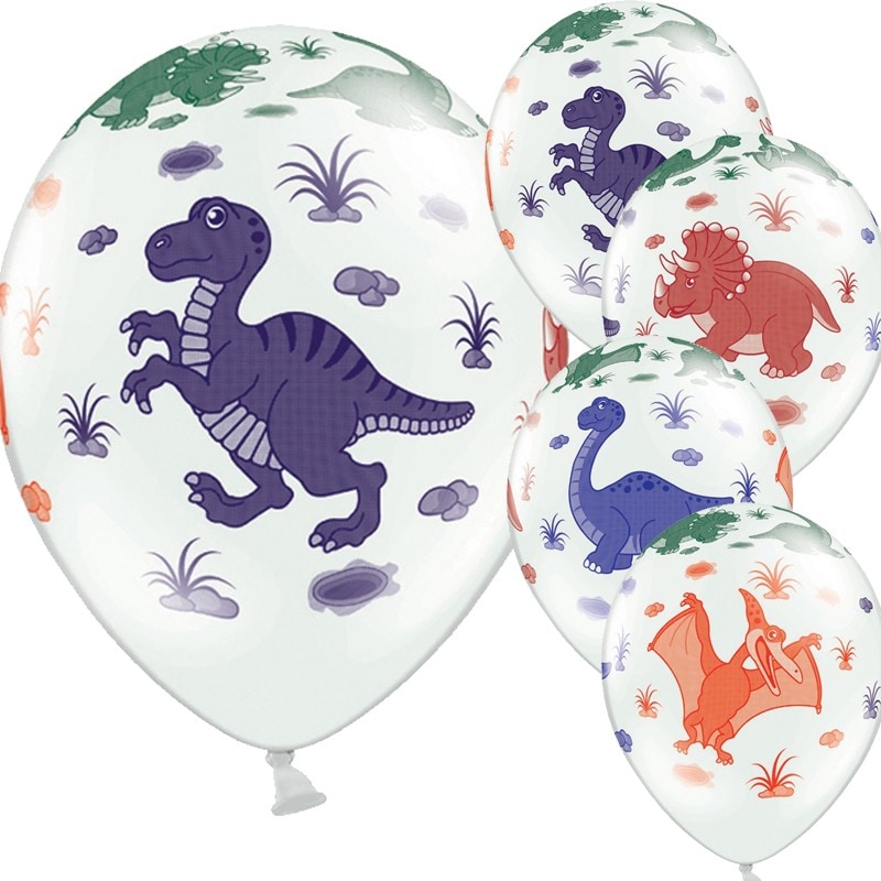 Ballonger Dinosaurier - Vita 6-pack