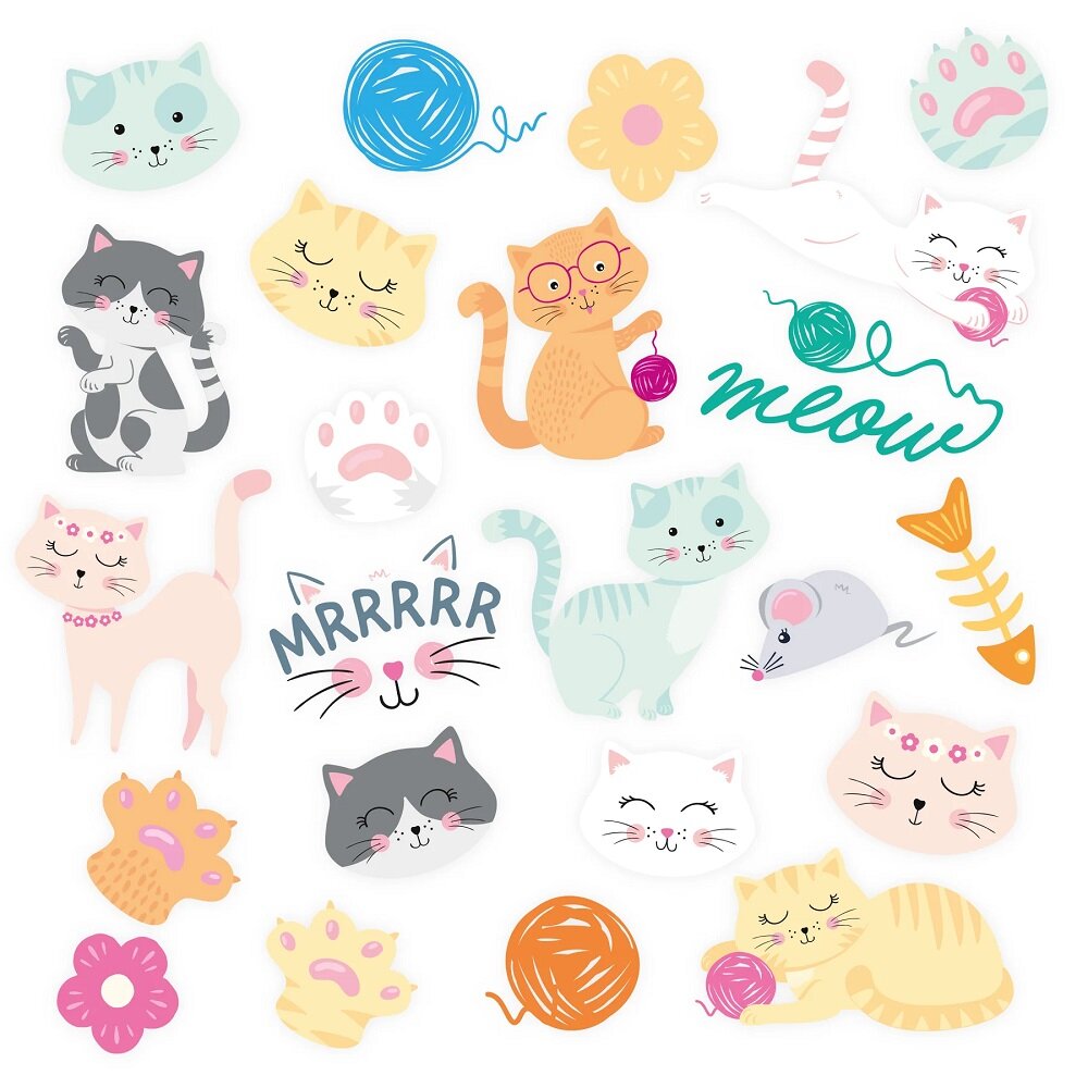 Katt Tatueringar 23-pack