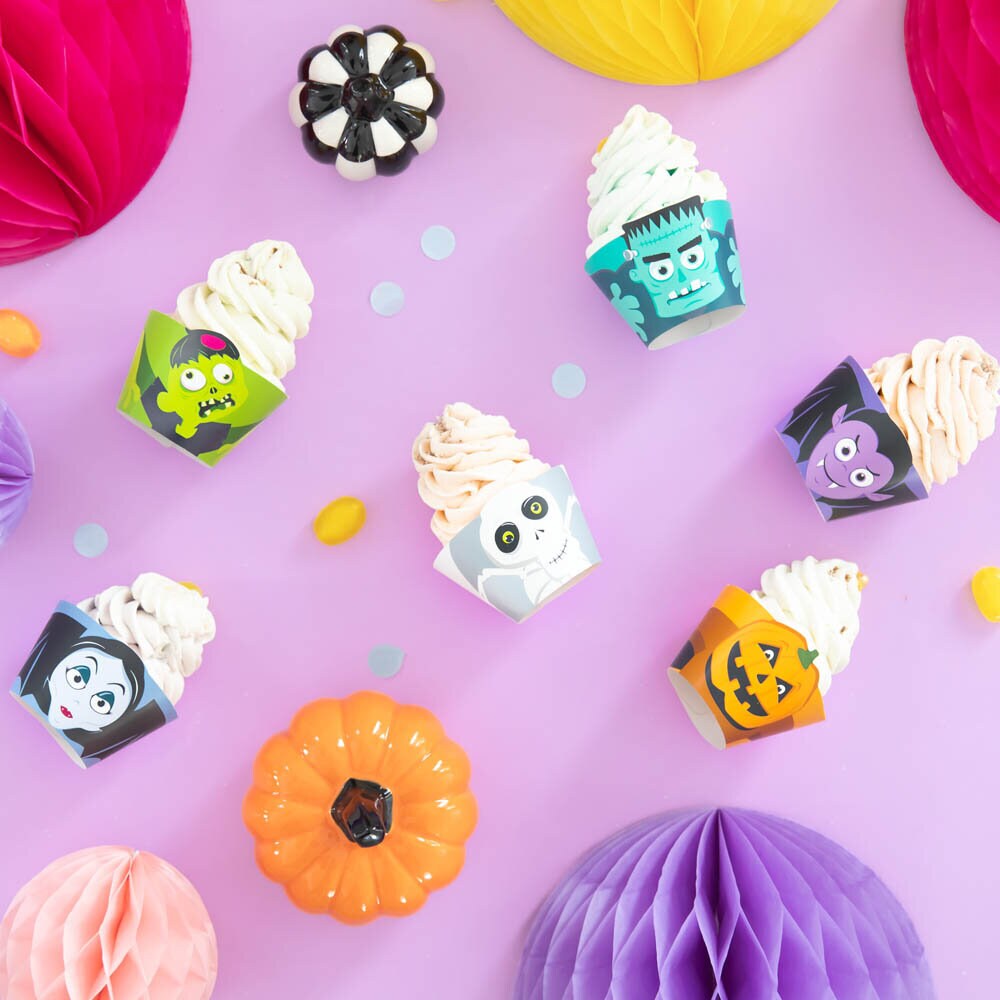 Halloween Monsters Muffinsomslag 6-pack