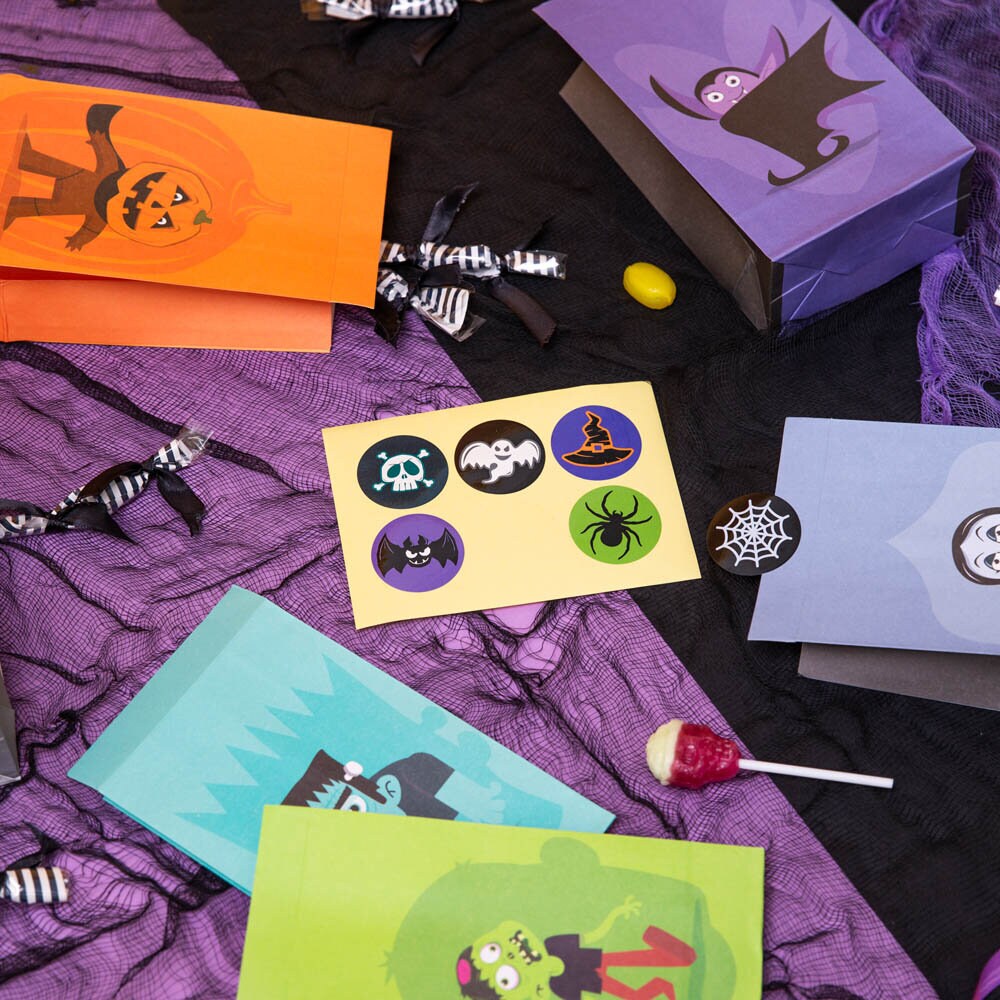 Halloween Monsters Kalaspåsar 6-pack