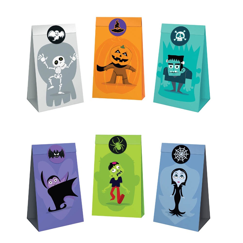 Halloween Monsters Kalaspåsar 6-pack