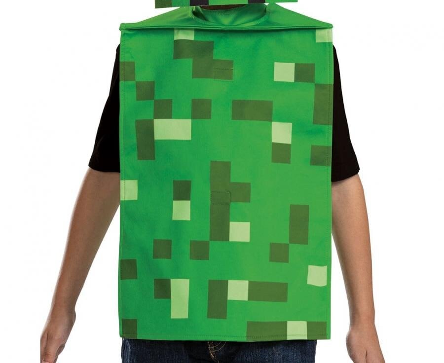Minecraft Creeper Basic Maskeraddräkt 7-8 år