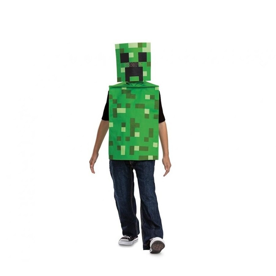 Minecraft Creeper Basic Maskeraddräkt 4-6 år