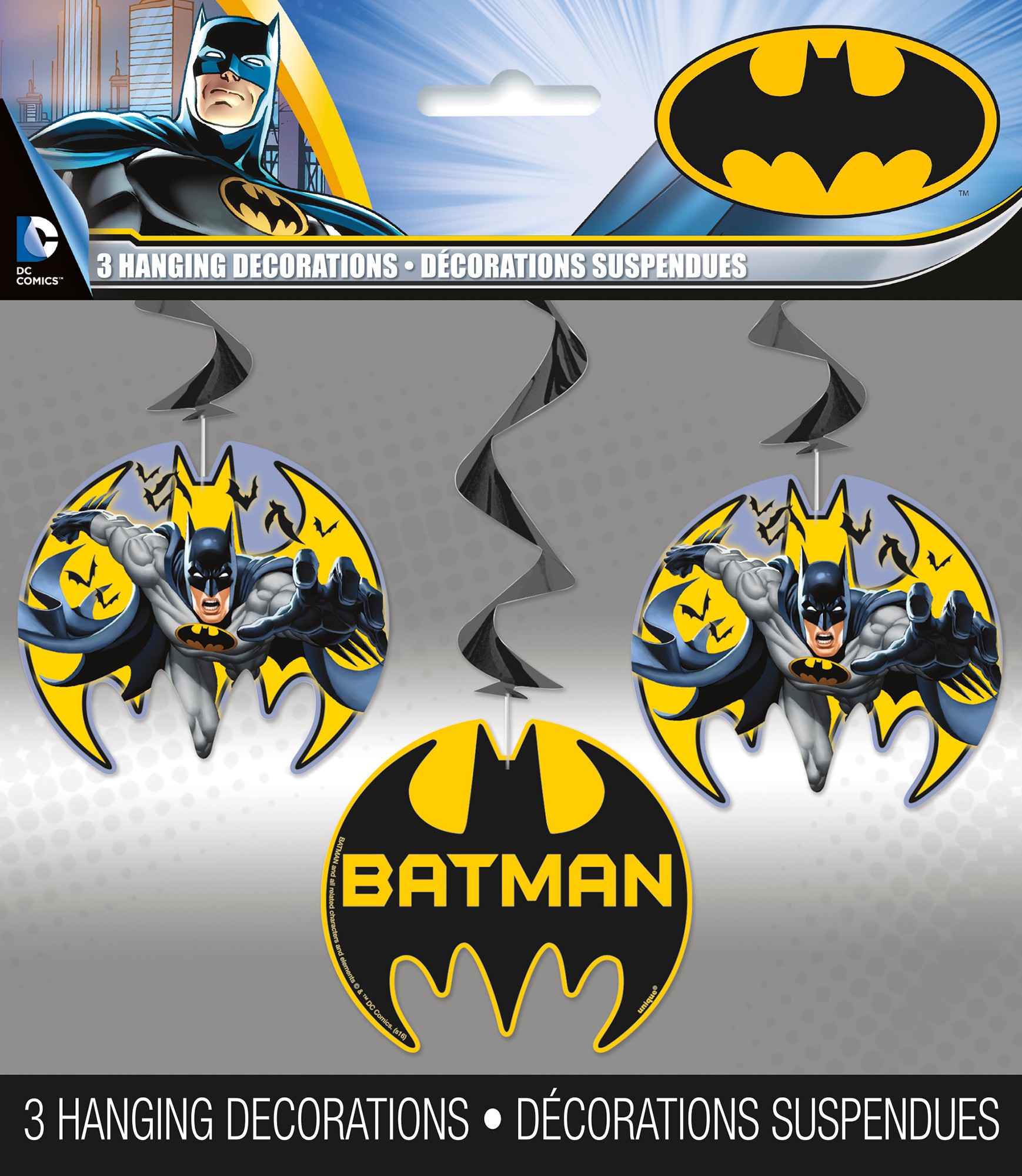 Batman - Hängande Swirl Dekorationer