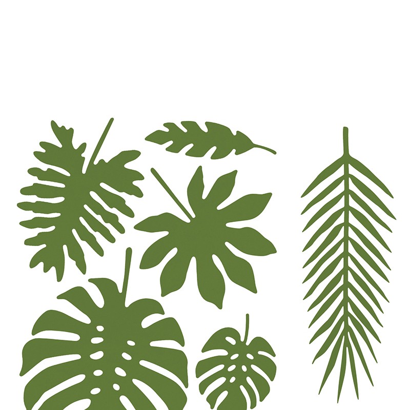 Aloha Tropical Leaves, Dekorationskit