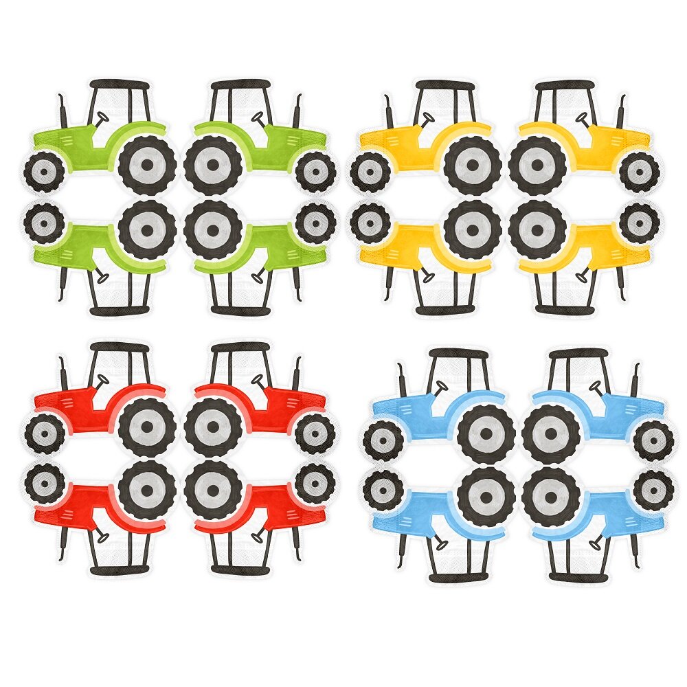 Bondgård Traktor-Servetter 12-pack