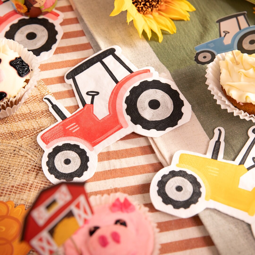 Bondgård Traktor-Servetter 12-pack