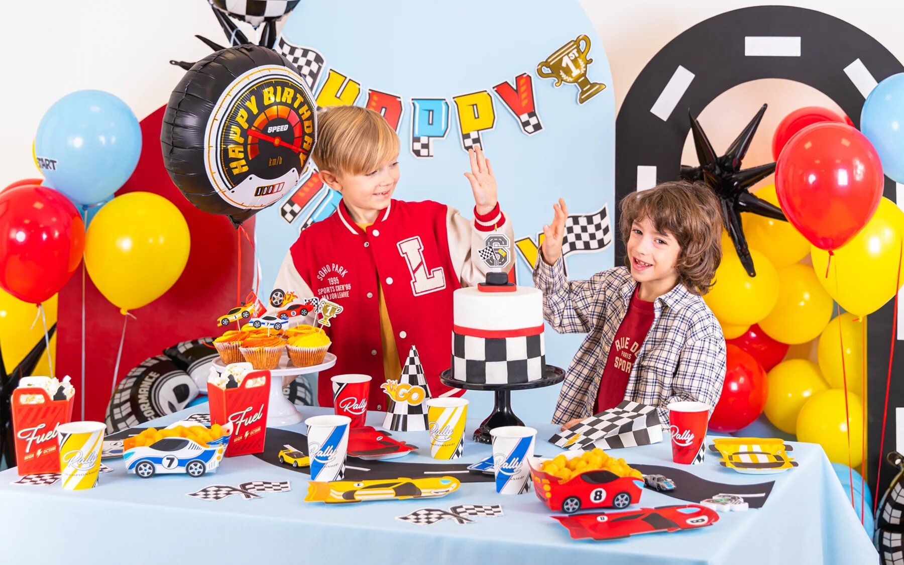 Racing Car Servetter 12-pack