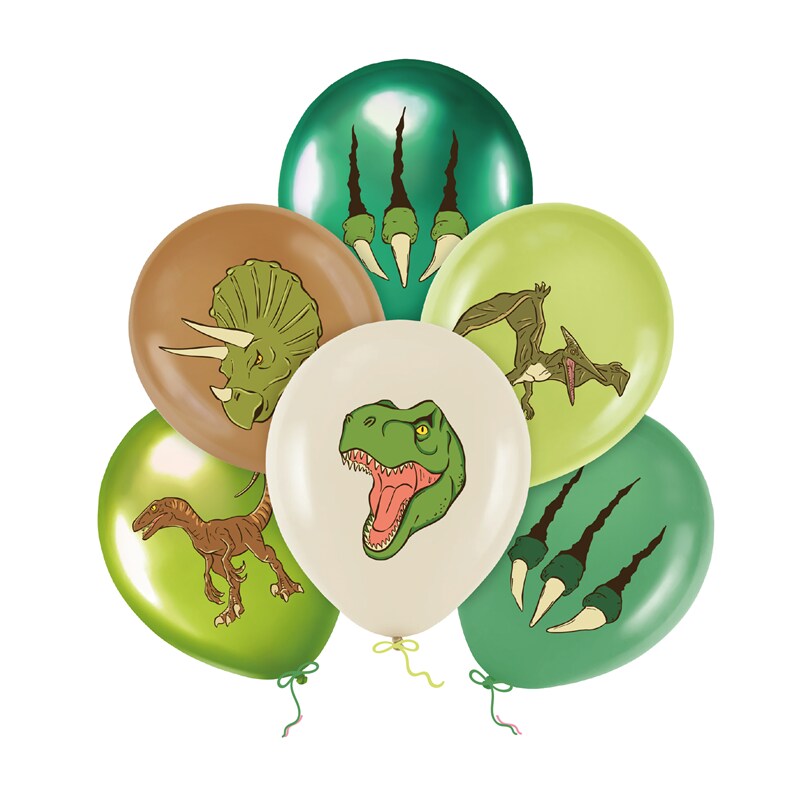 Ballonger Dinosaurier 6-pack