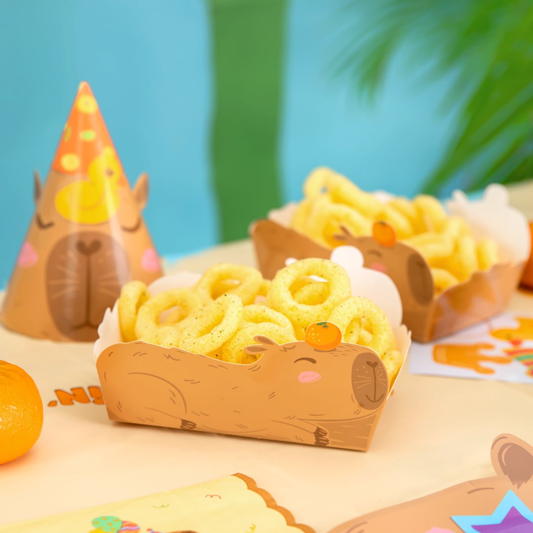 Capybara Snacksboxar 3-pack