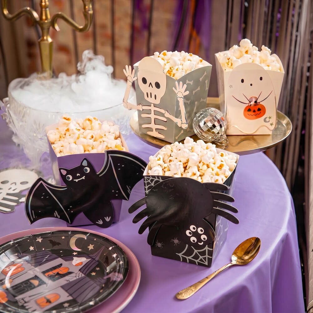 Spooky Friends Popcornboxar 4-pack