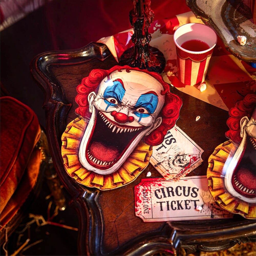 Halloween Freak Show Tallrikar 6-pack