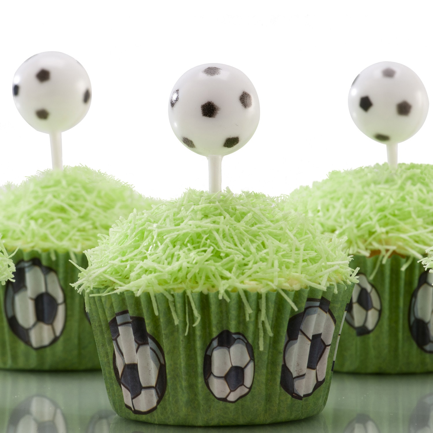 Fotboll - Muffinsformar 25-pack