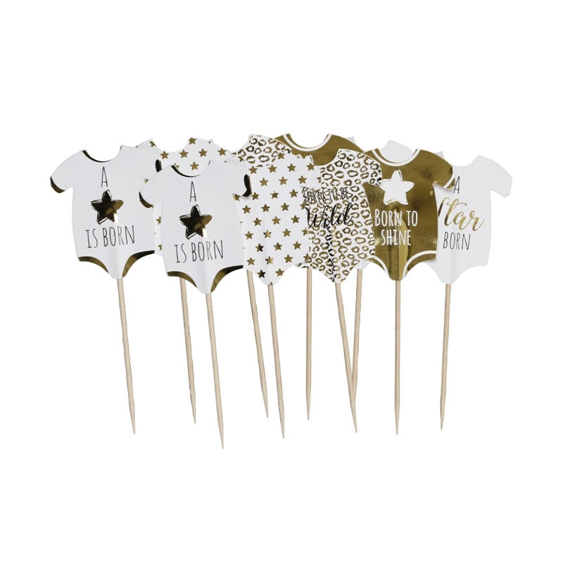Cake Toppers - A star is born 10-pack