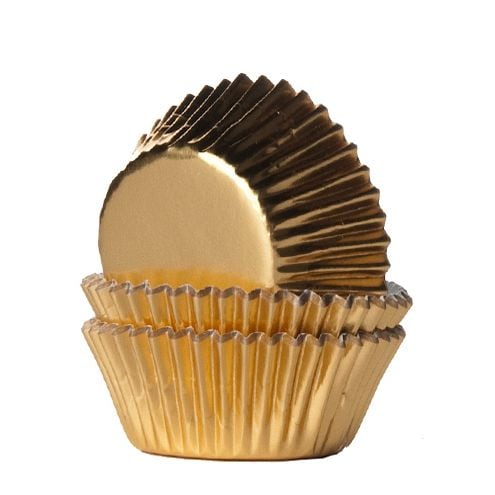 Muffinsformar Mini - Guldmetallic 36-pack