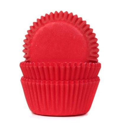 Muffinsformar Mini - Röd 60-pack