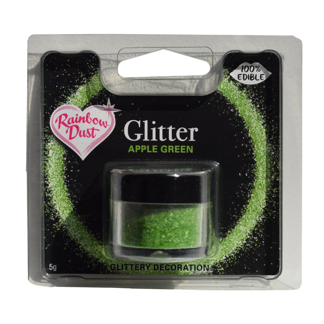 Rainbow Dust - Ätbart glitter grön