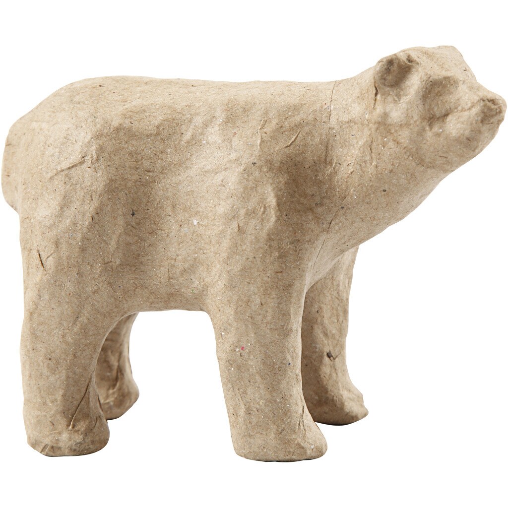 Pyssel - Pappersfigur Isbjörn 11,5 cm