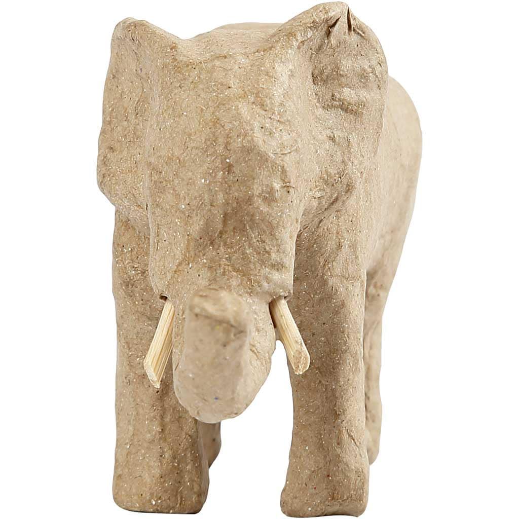 Pyssel - Pappersfigur Elefant 13 cm