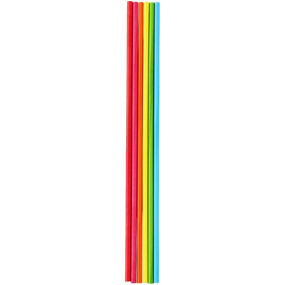 Wilton - Cakepopspinnar i regnbågsfärger 100-pack