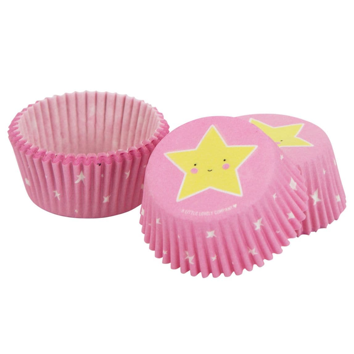 Muffinsformar - Rosa Stjärna 50-pack