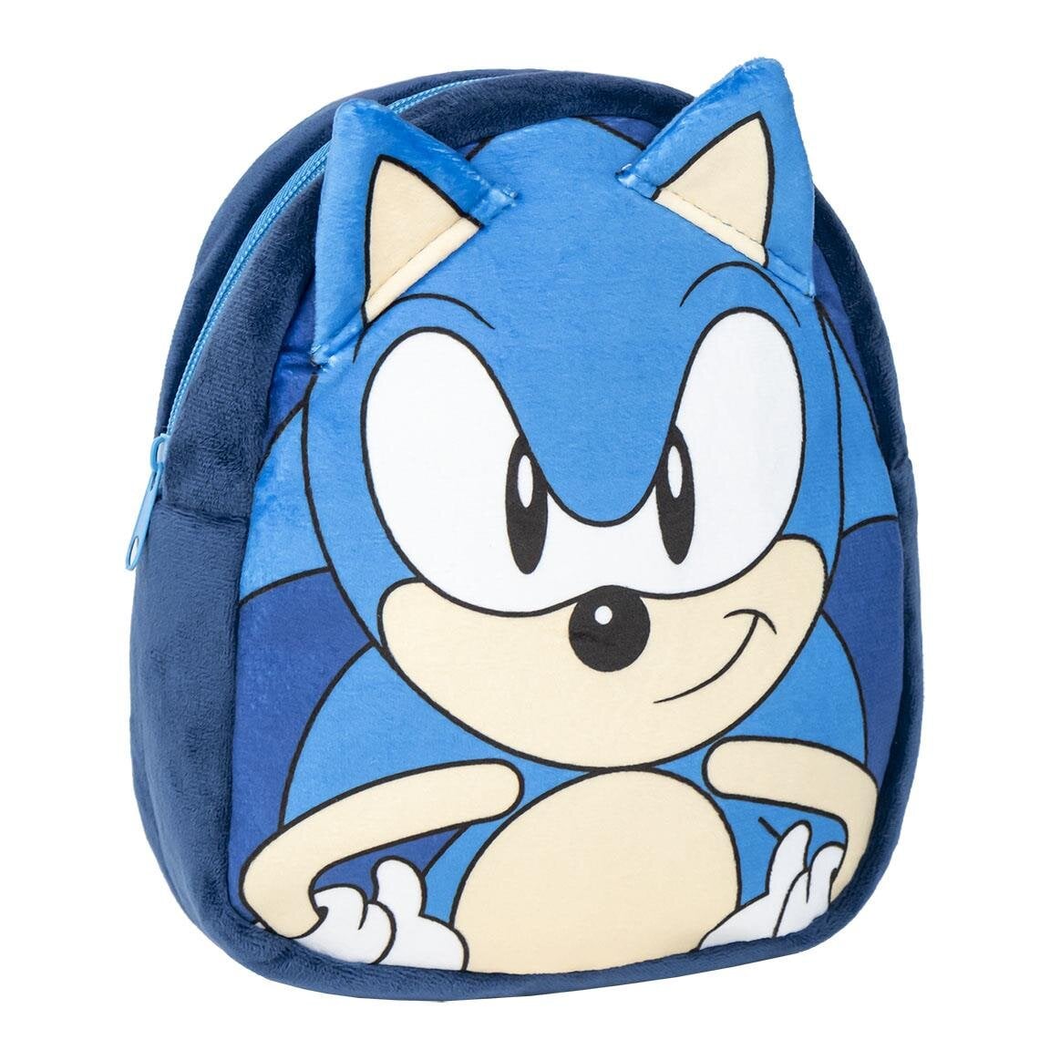Sonic - Barnryggsäck i mjuk plysch